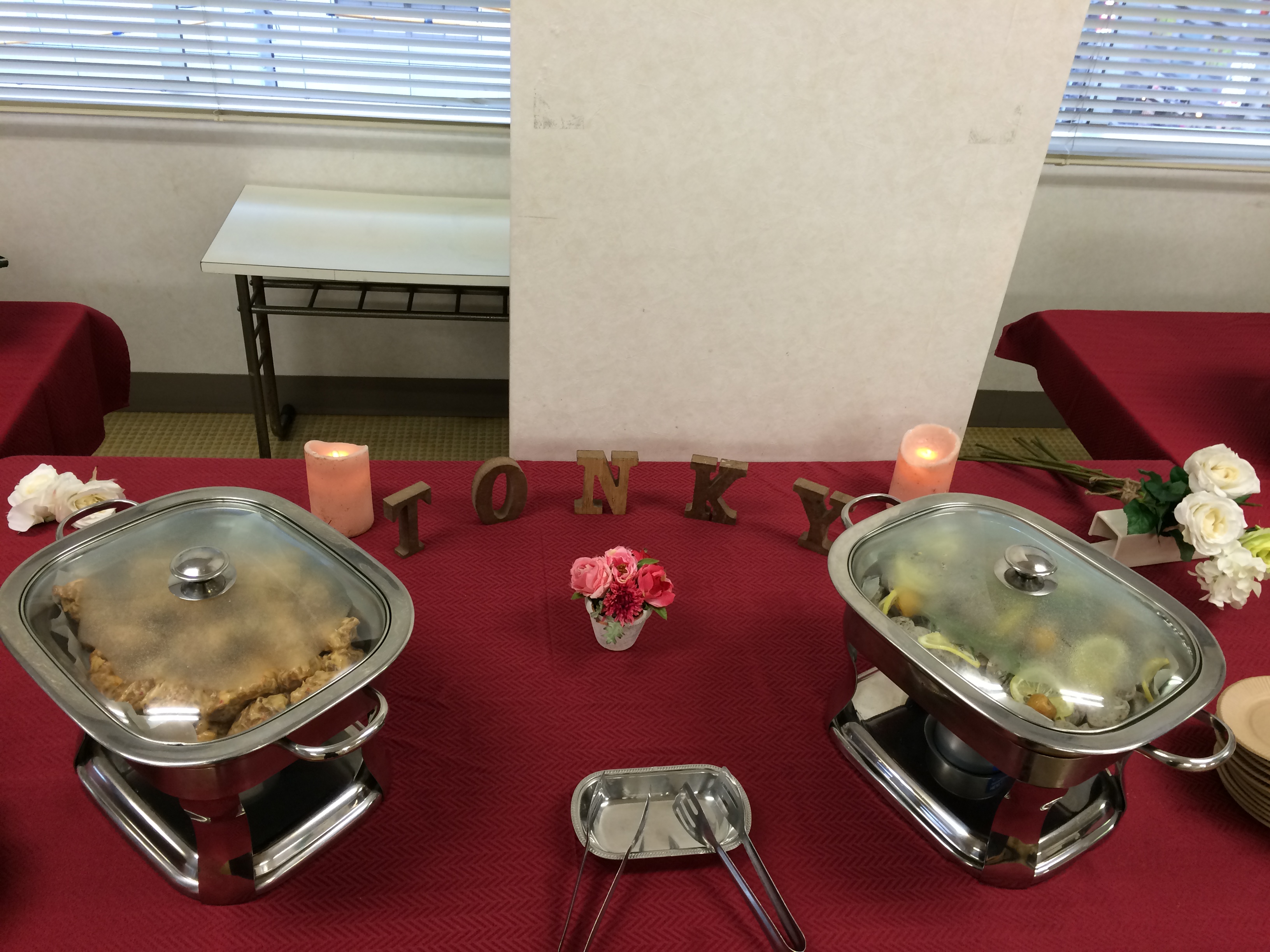 TONKYケータリングの4月