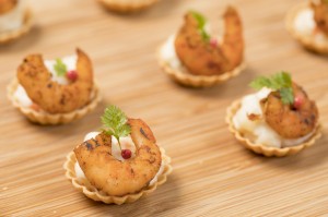 スパイシーシュリンプのミニタルト