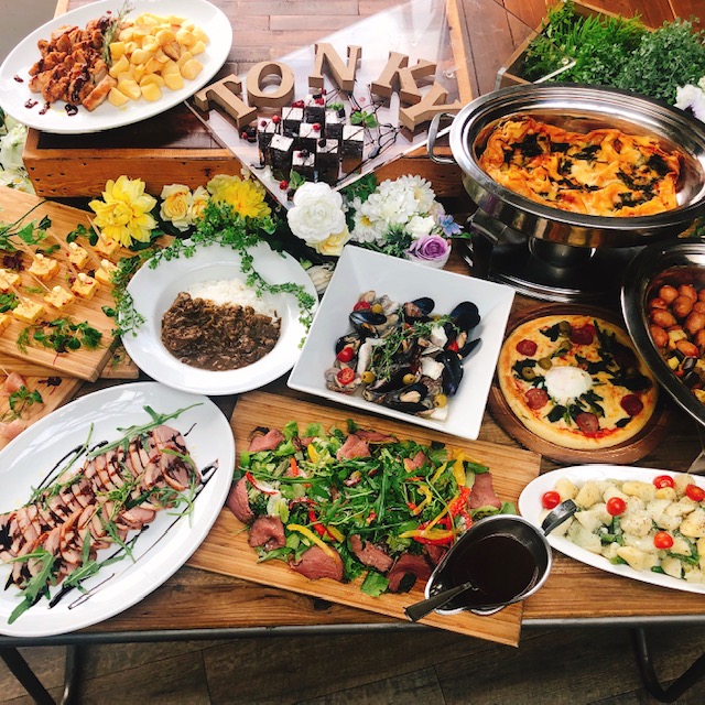 都筑区にてケータリング