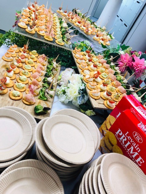 文京区にてケータリング