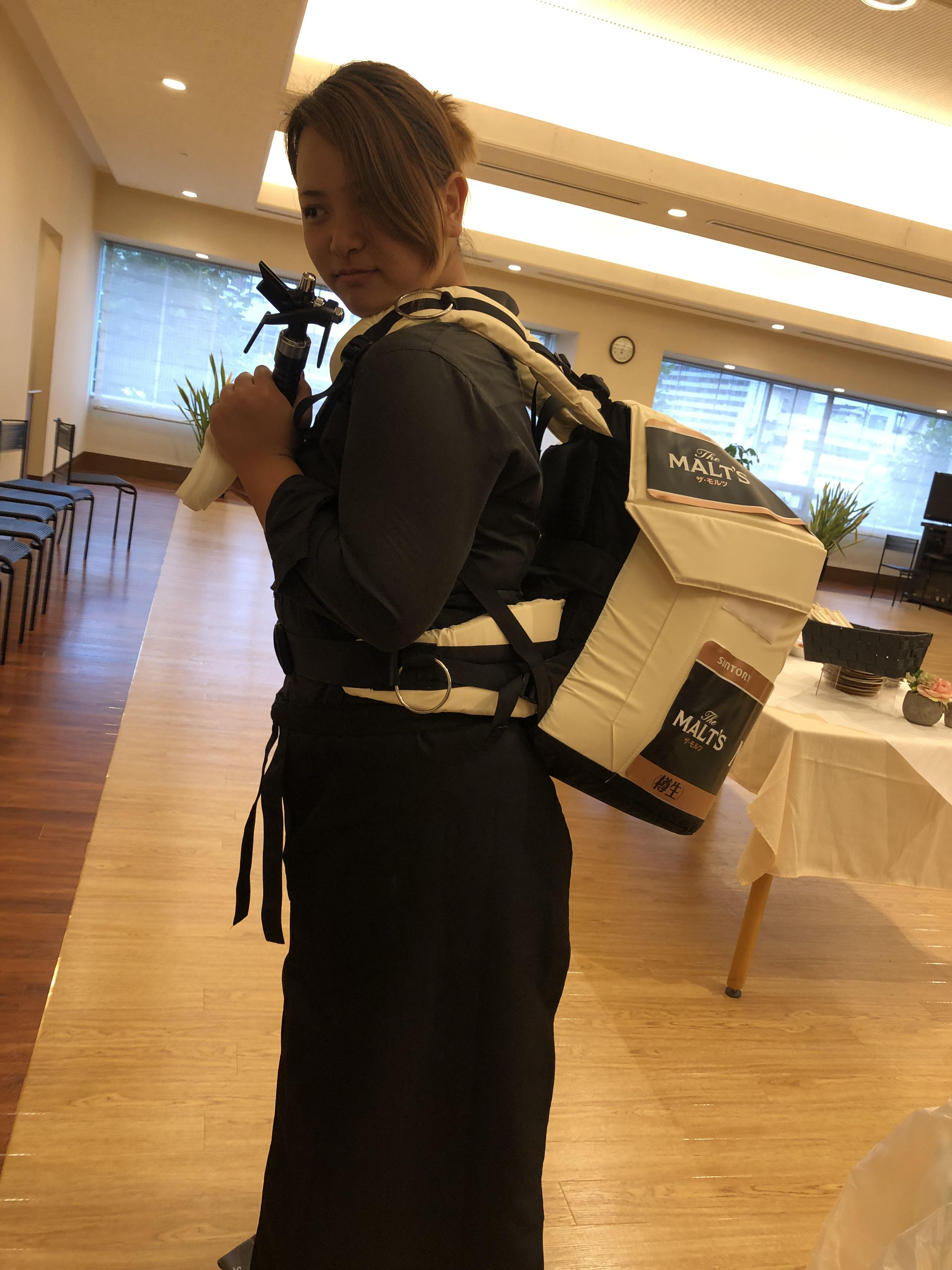 小売りサーバーで美味しいビールをご提供！！